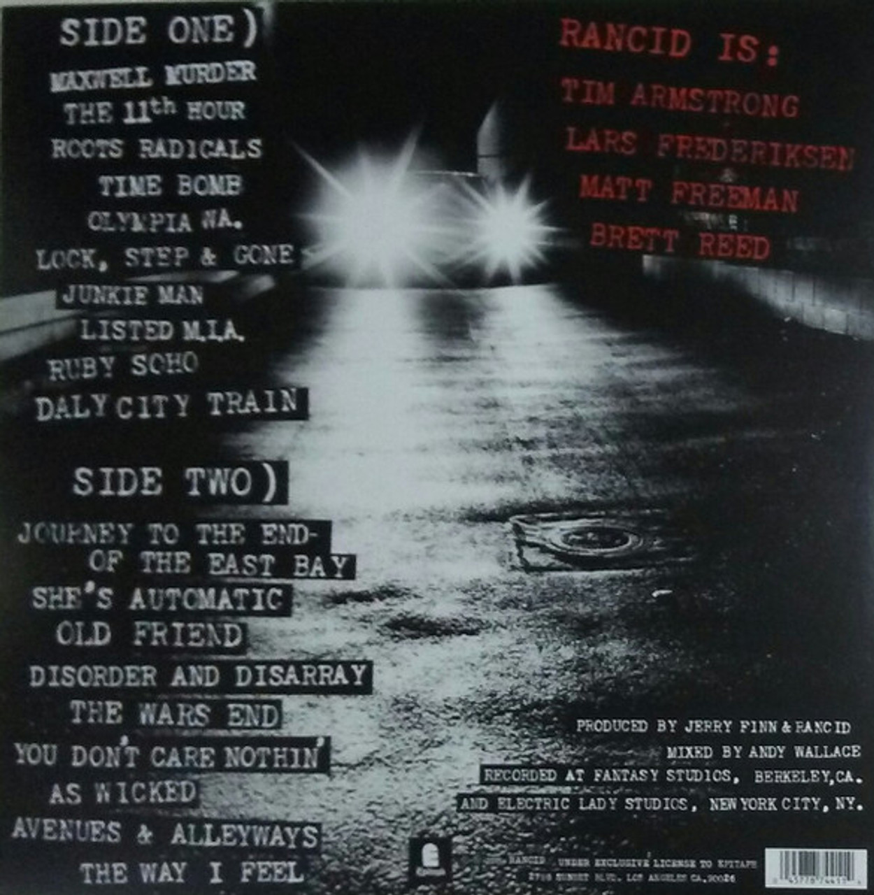 AND OUT COME THE WOLVES - RANCID (#045778744114) - Omega Music