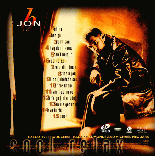 USED* COOL RELAX - JON B (#074646780527) - Omega Music USED* COOL RELAX - JON B (#074646780527) - Omega Music