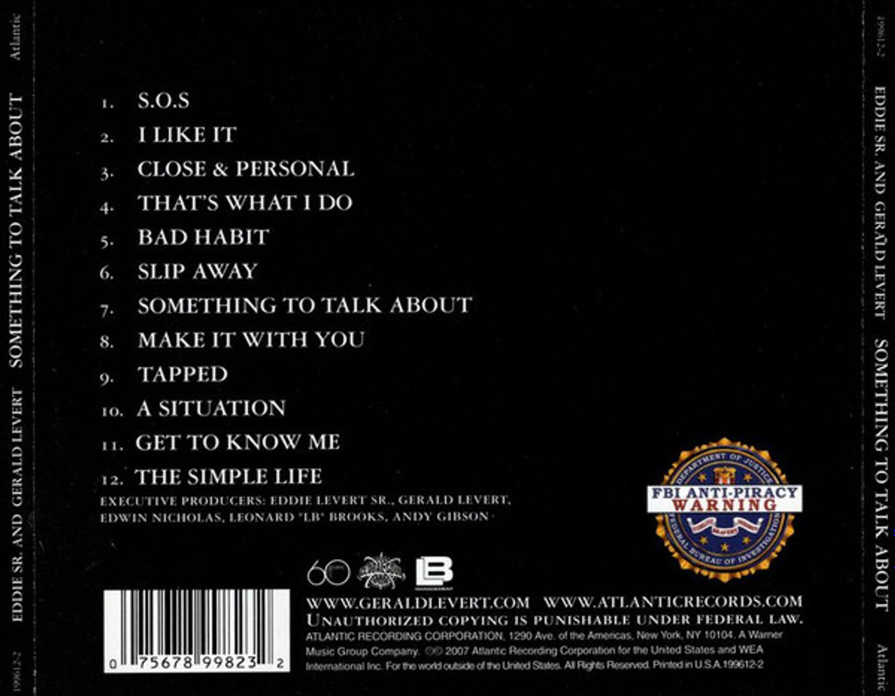 USED* SOMETHING TO TALK ABOUT - LEVERT SR., EDDIE & GERALD
