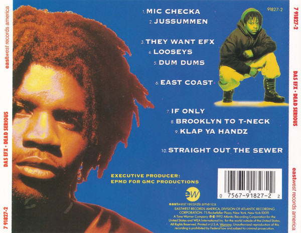 DEAD SERIOUS - DAS EFX (#075679182722) - Omega Music