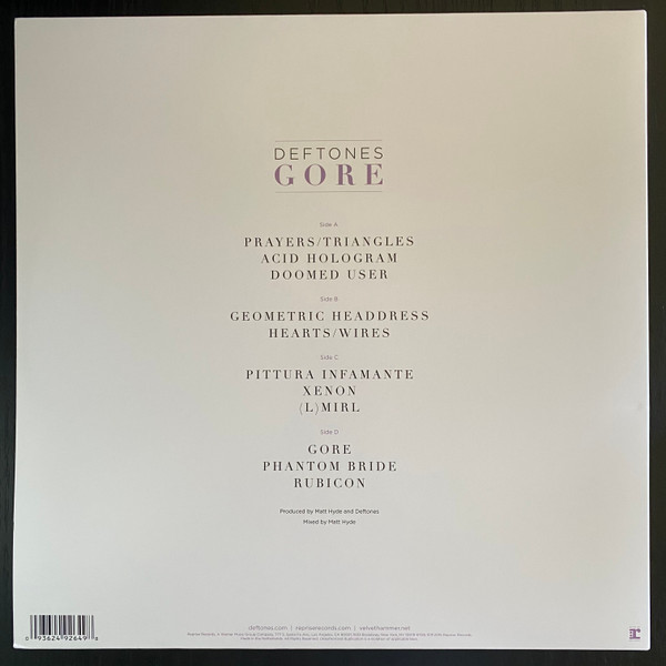 GORE - DEFTONES (#093624926498) - Omega Music