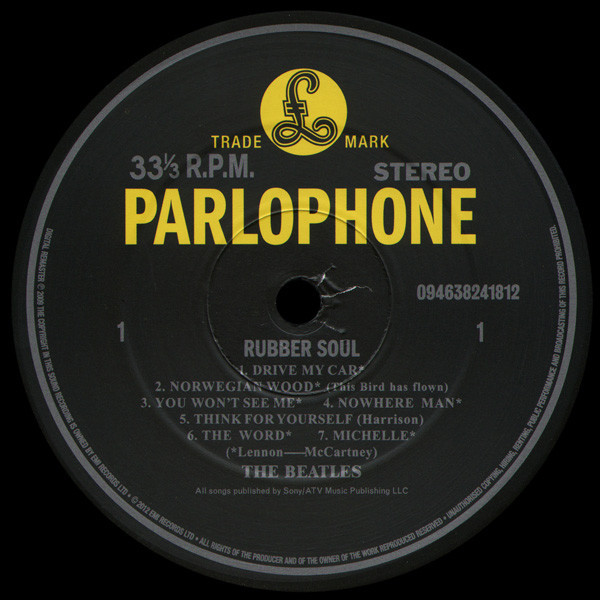 RUBBER SOUL (REMASTERED) - BEATLES, THE (#094638241812) - Omega Music