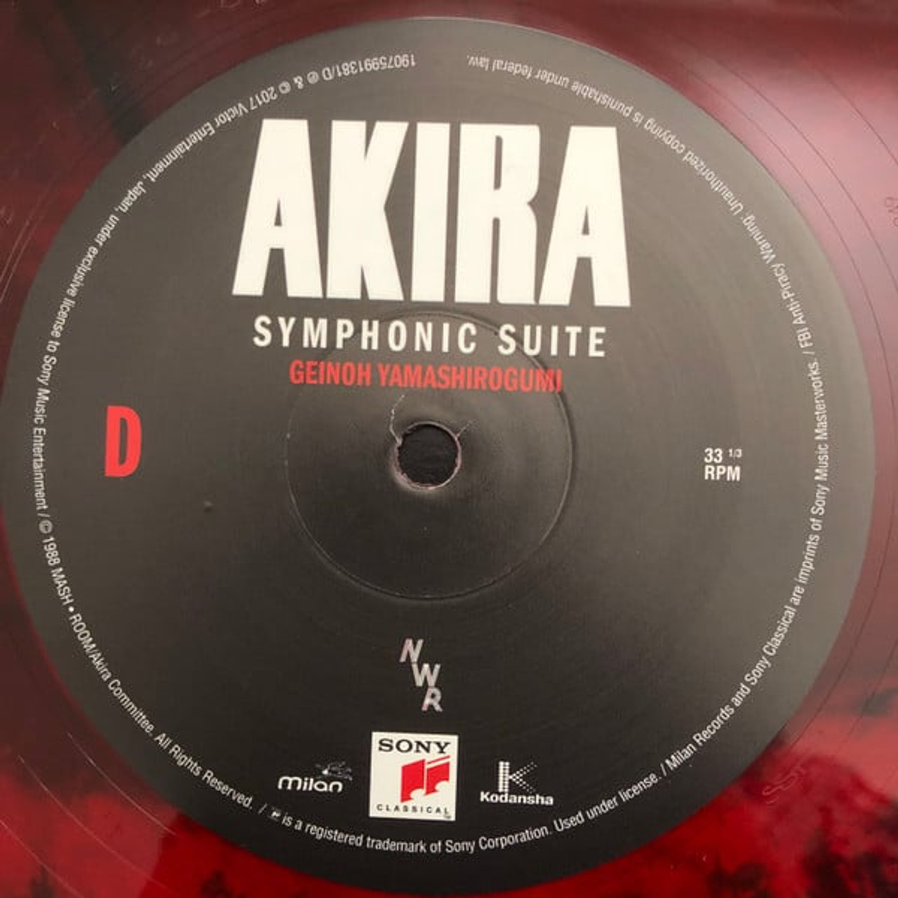 Akira Symphonic Suite - Yamashirogumi, Geinoh (#194397104516)