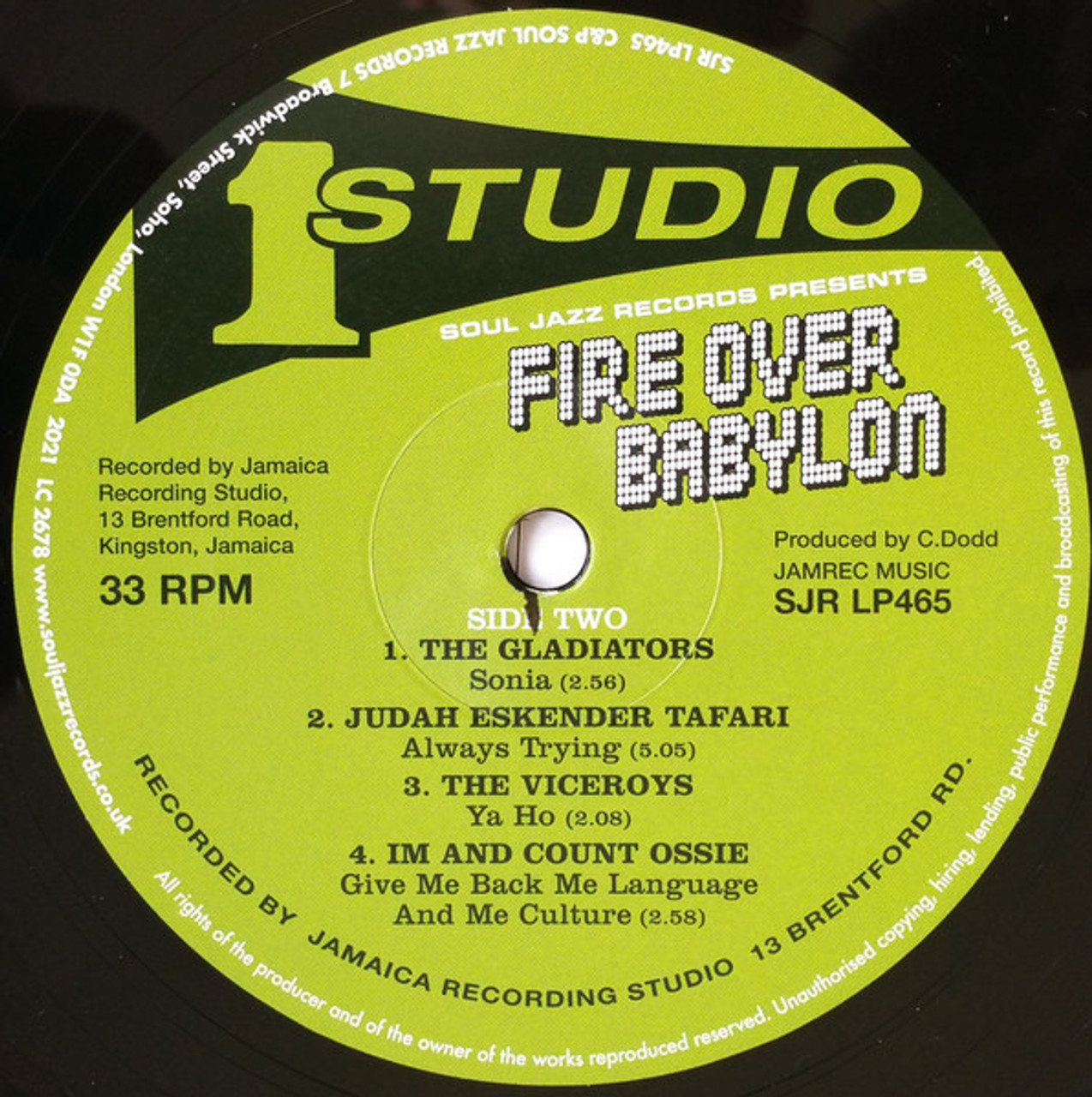Soul Jazz Records presents: Fire Over Babylon: Dre - Various