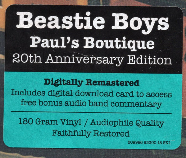 PAUL'S BOUTIQUE - BEASTIE BOYS (#5099969330018) - Omega Music