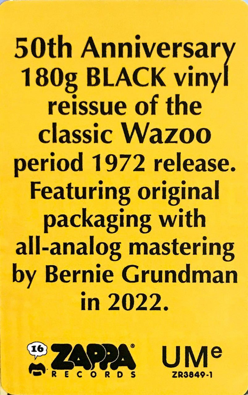 Frank Zappa - The Grand Wazoo - Vinyl LP