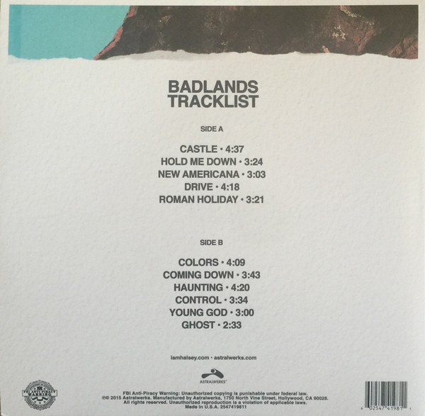 BADLANDS - HALSEY (#602547419811) - Omega Music