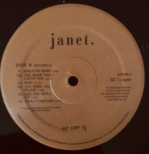 Janet Jackson janet. 2LP レコード Janet Jackson - janet.[2 LP] - Amazon.com Music