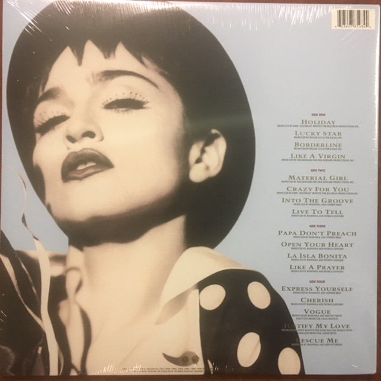 欧2LP Madonna The Immaculate Collection 603497859344 Sire /00660 2Lp Madonna The Immaculate Collection 603497859344 Sire