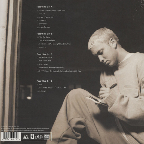 欧2LP Eminem The Marshall Mathers LP 606949062910 Aftermath Entertainm /00520 MARSHALL MATHERS LP - EMINEM (#606949062910) - Omega Music