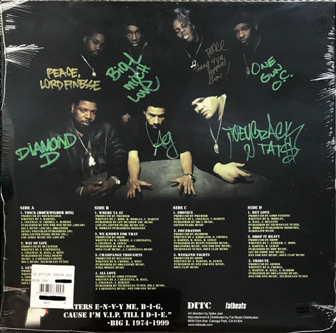 D.I.T.C. – The Official Version D.I.T.C. - The Official Version (2xLP) – Fat Beats