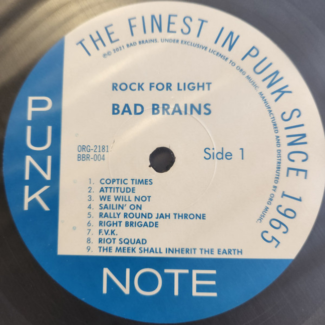Rock For Light - Punk Note Edition - Bad Brains (#711574899425