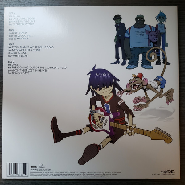 DEMON DAYS - GORILLAZ (#724387383814) - Omega Music