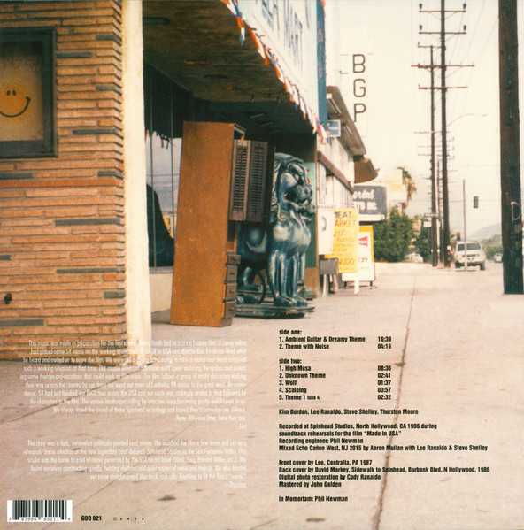 SPINHEAD SESSIONS - SONIC YOUTH (#787996802114) - Omega Music