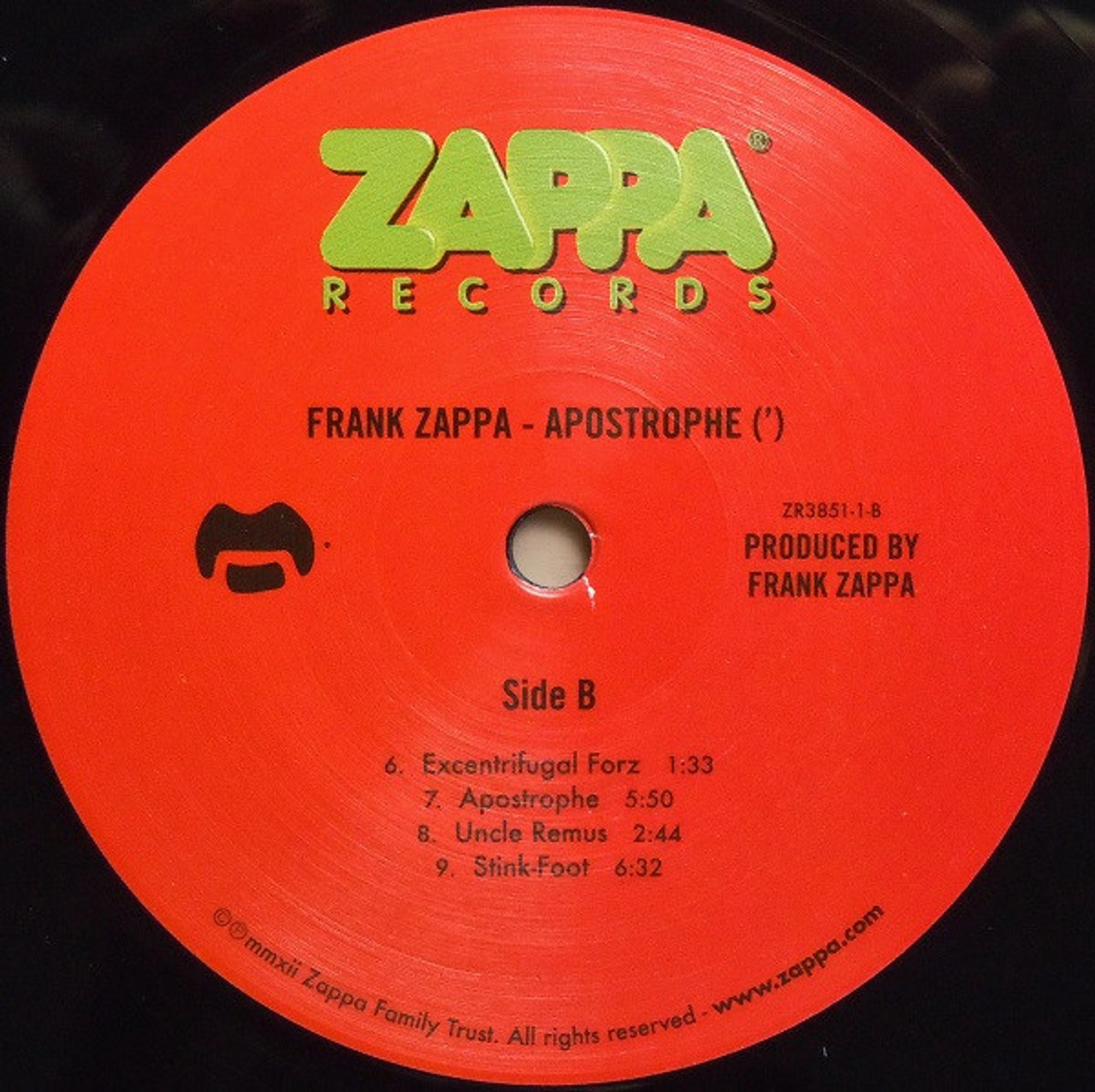 独プロモ盤FRANK ZAPPA apostrophe (' )LP Apostrophe(') 1LP Gold Nugget Color Vinyl (50th Anniversary