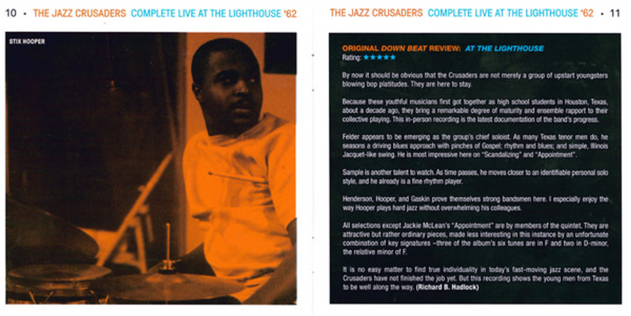 COMPLETE LIVE AT THE LIGHTHOUSE - JAZZ CRUSADERS (#8436542016742)