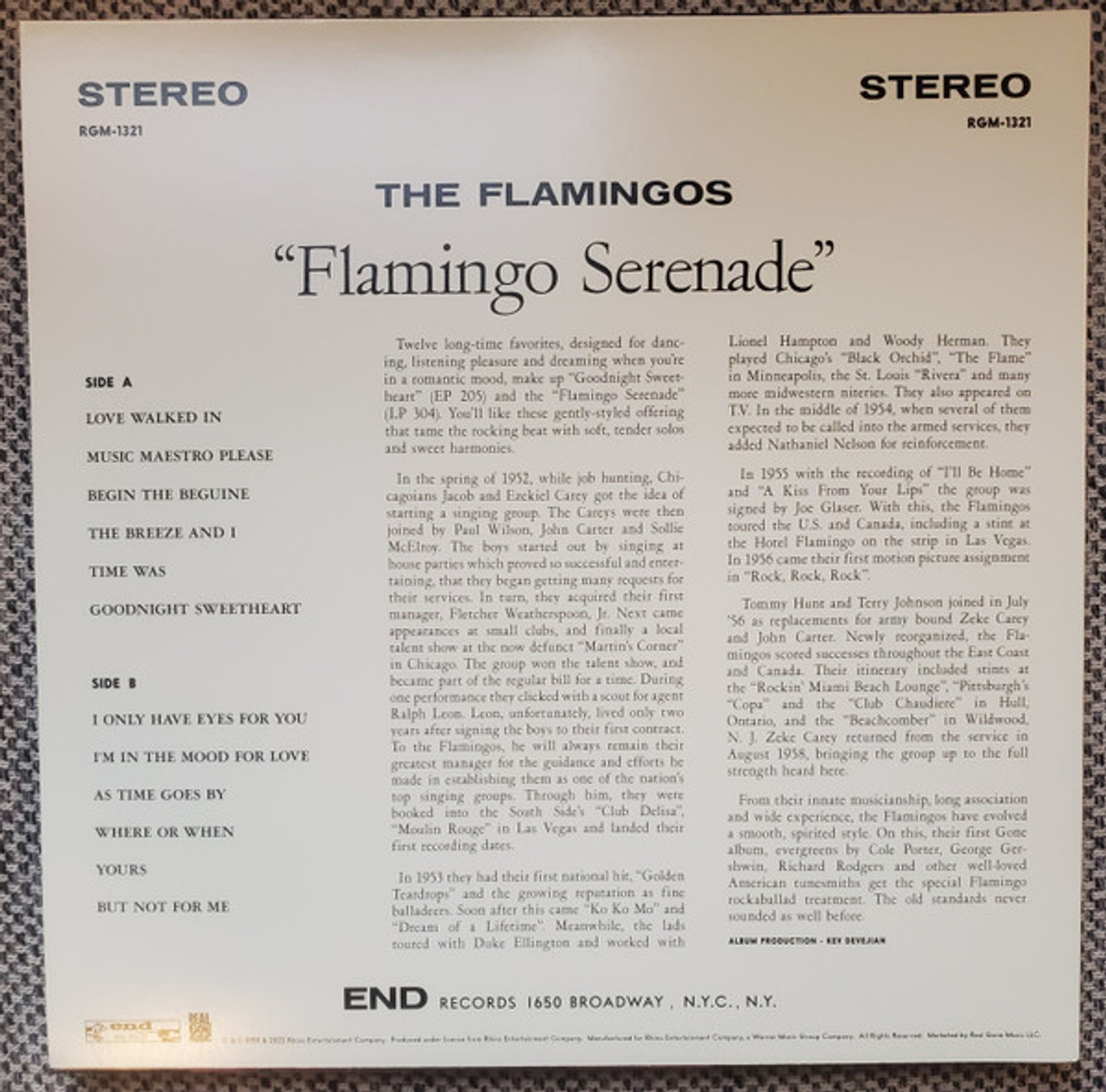 THE FLAMINGOS - Flamingo Serenade