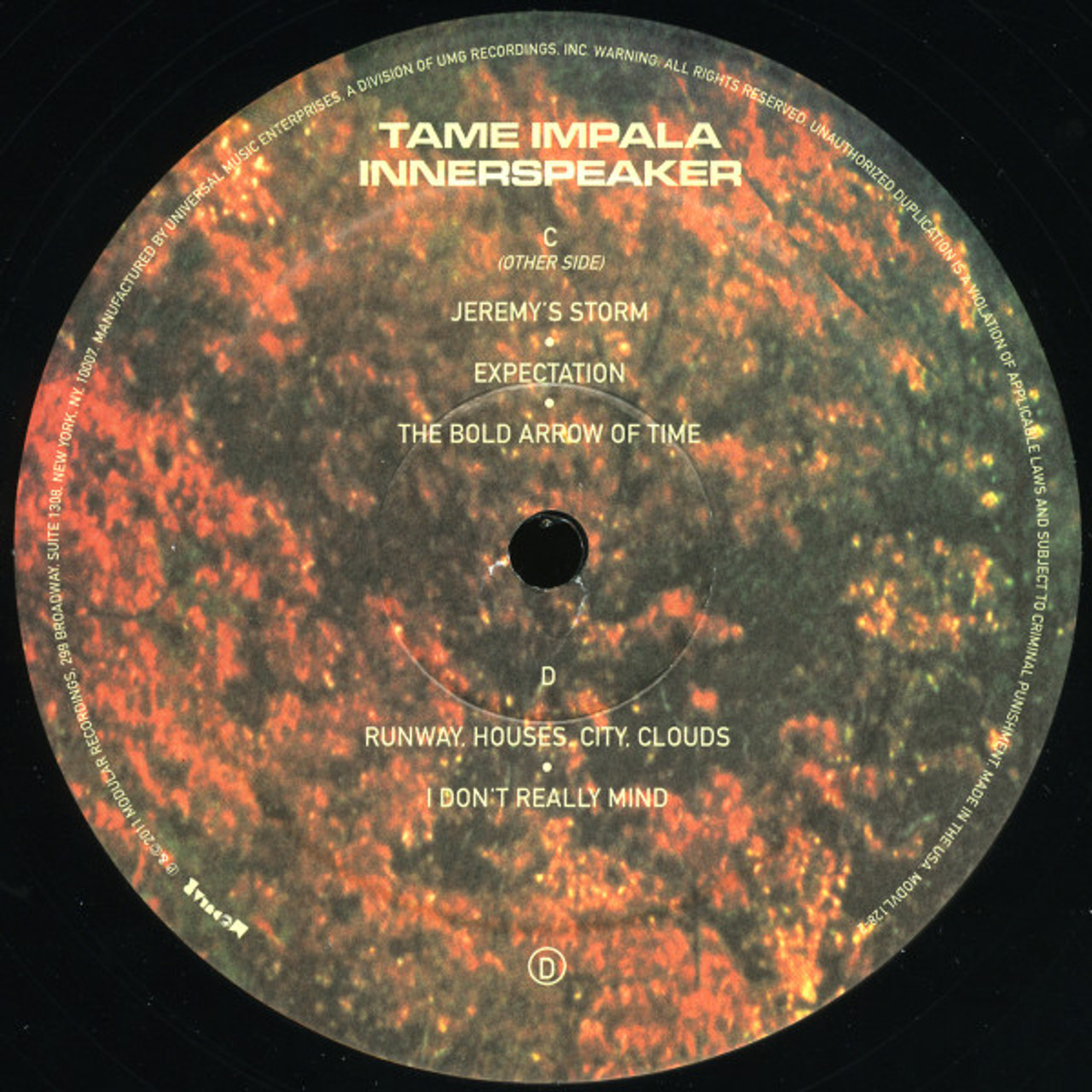 INNERSPEAKER - TAME IMPALA (#879198005728) - Omega Music