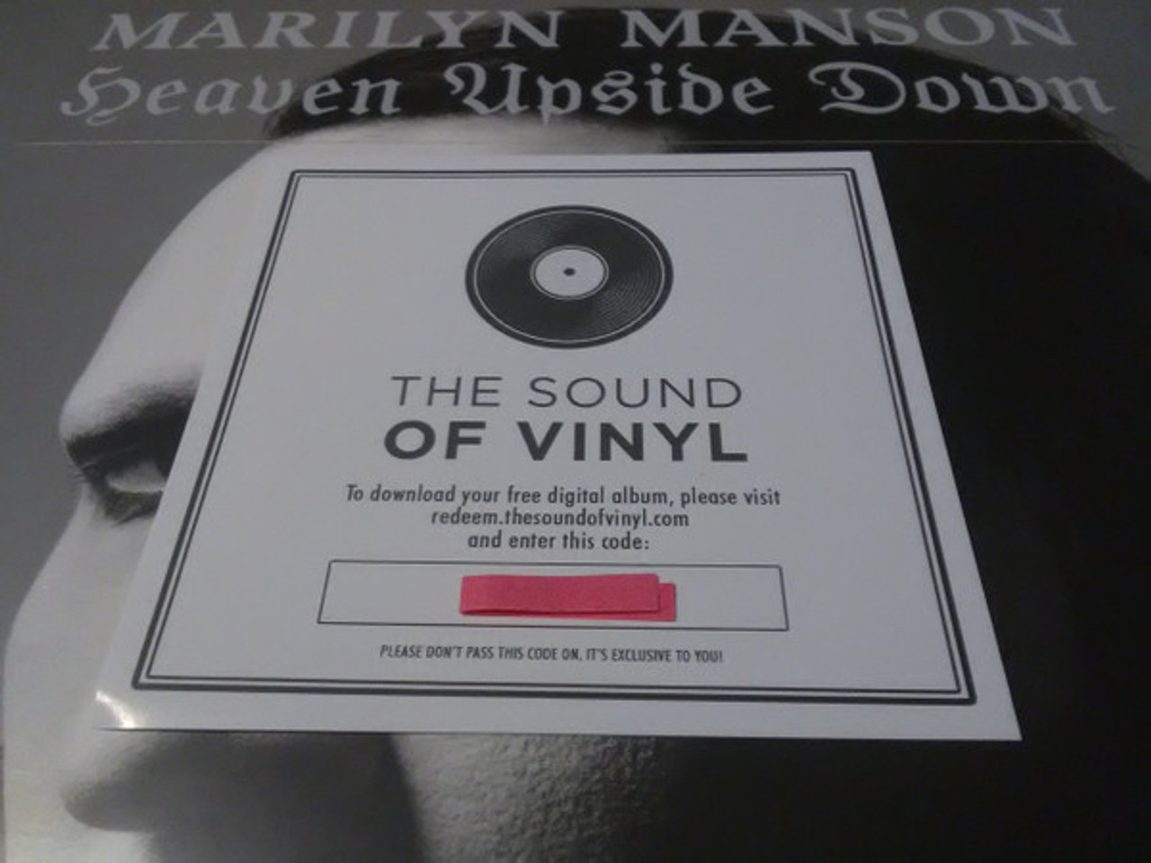 Marilyn Manson Heaven Upside Down レコード MARILYN MANSON HEAVEN UPSIDE DOWN LP *RARE* EU 2017 WHITE