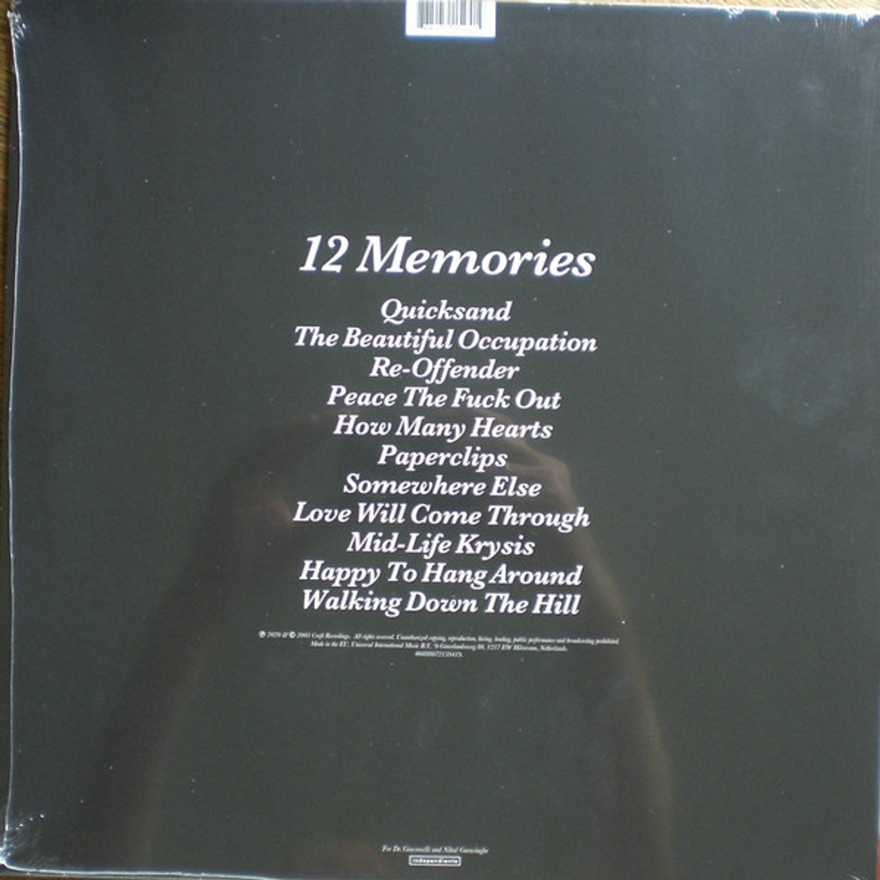 洋楽 Travis - 12 Memories 21Cdc8lKdXL._UF1000,1000_QL80_.jpg