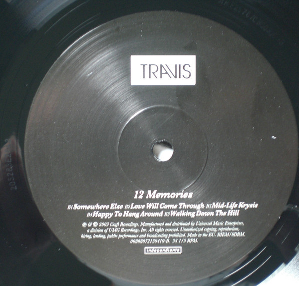 12 Memories - Travis (#888072159419) - Omega Music