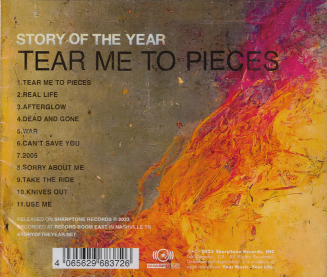 Story of the Year - Tear Me to Pieces: lyrics and songs