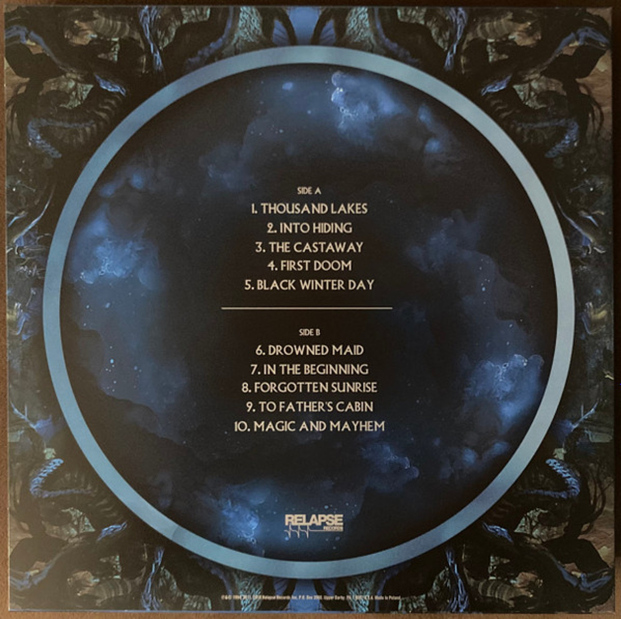 欧LP Amorphis Tales From The Thousand Lakes RR47891 Relapse Records, Relapse Records /00260 Amorphis 