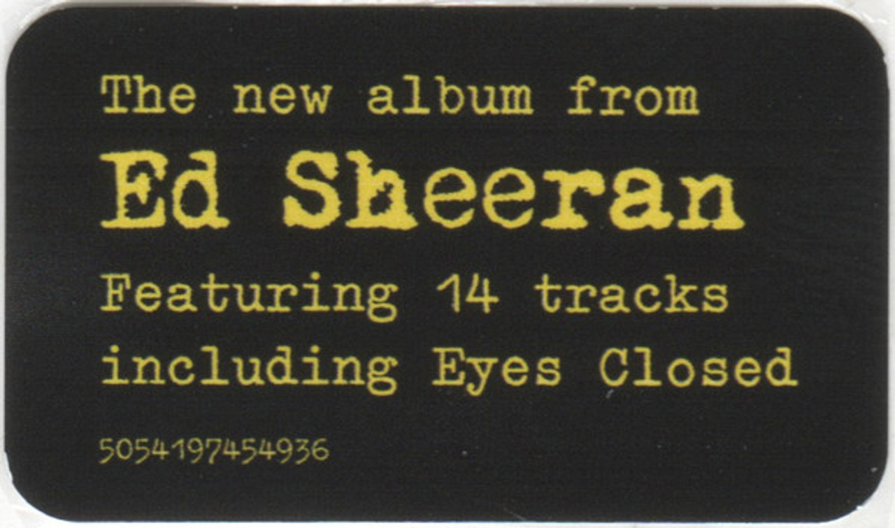 Subtract - Sheeran, Ed (#5054197454936) - Omega Music
