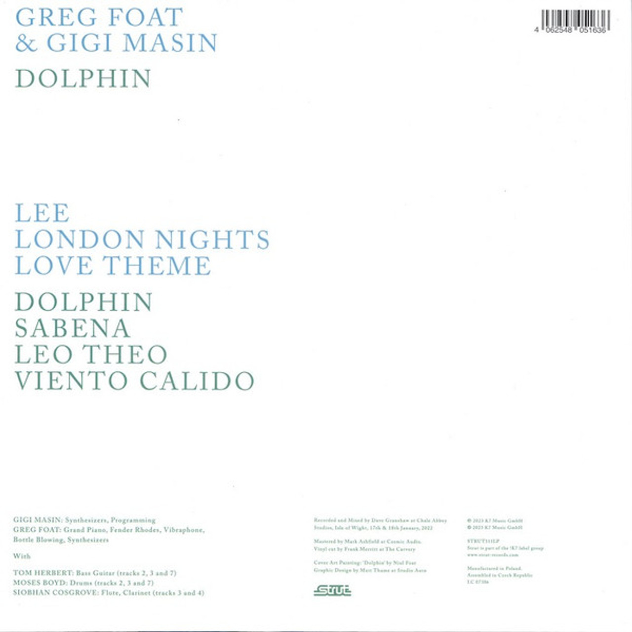 その他 Greg Foat & Gigi Masin - Dolphin [LP] Greg Foat & Gigi Masin 