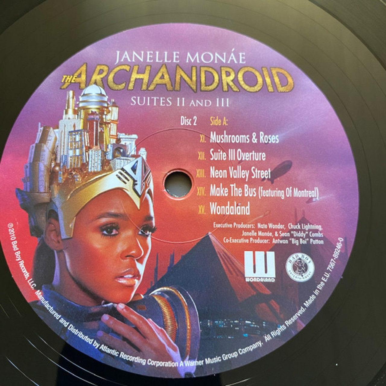 Janelle Monae The Archandroid レコード LP Janelle Monáe – The Archandroid – 2 x Vinyl (Gatefold, LP