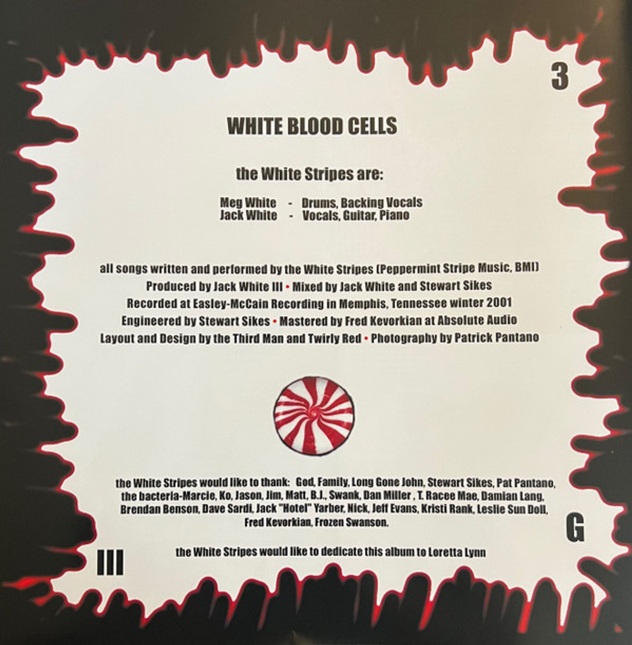 the white stripes album cover white blood cells