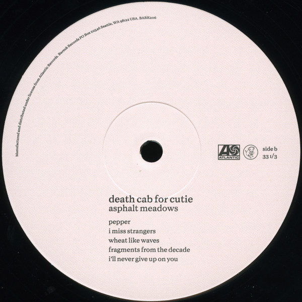 Asphalt Meadows - Death Cab for Cutie (#655173120613) - Omega Music