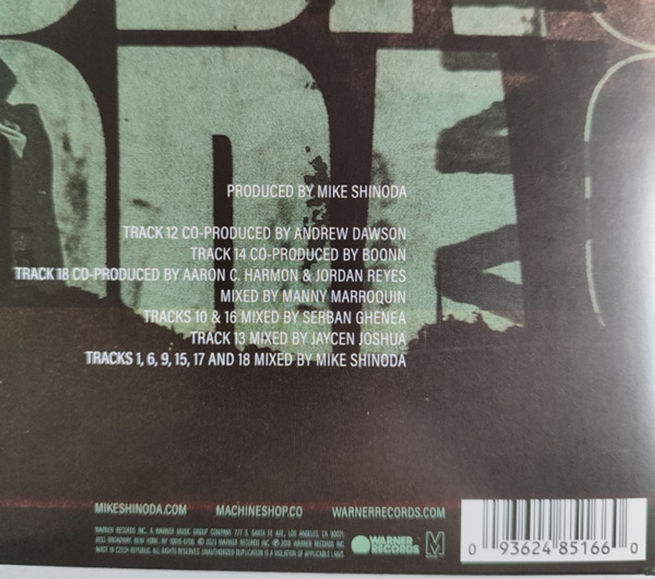 Post Traumatic - Shinoda, Mike (#093624851660) - Omega Music