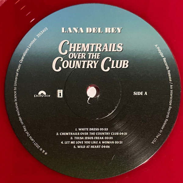 Chemtrails Over The Country Club - Lana Del Rey (#602435534039