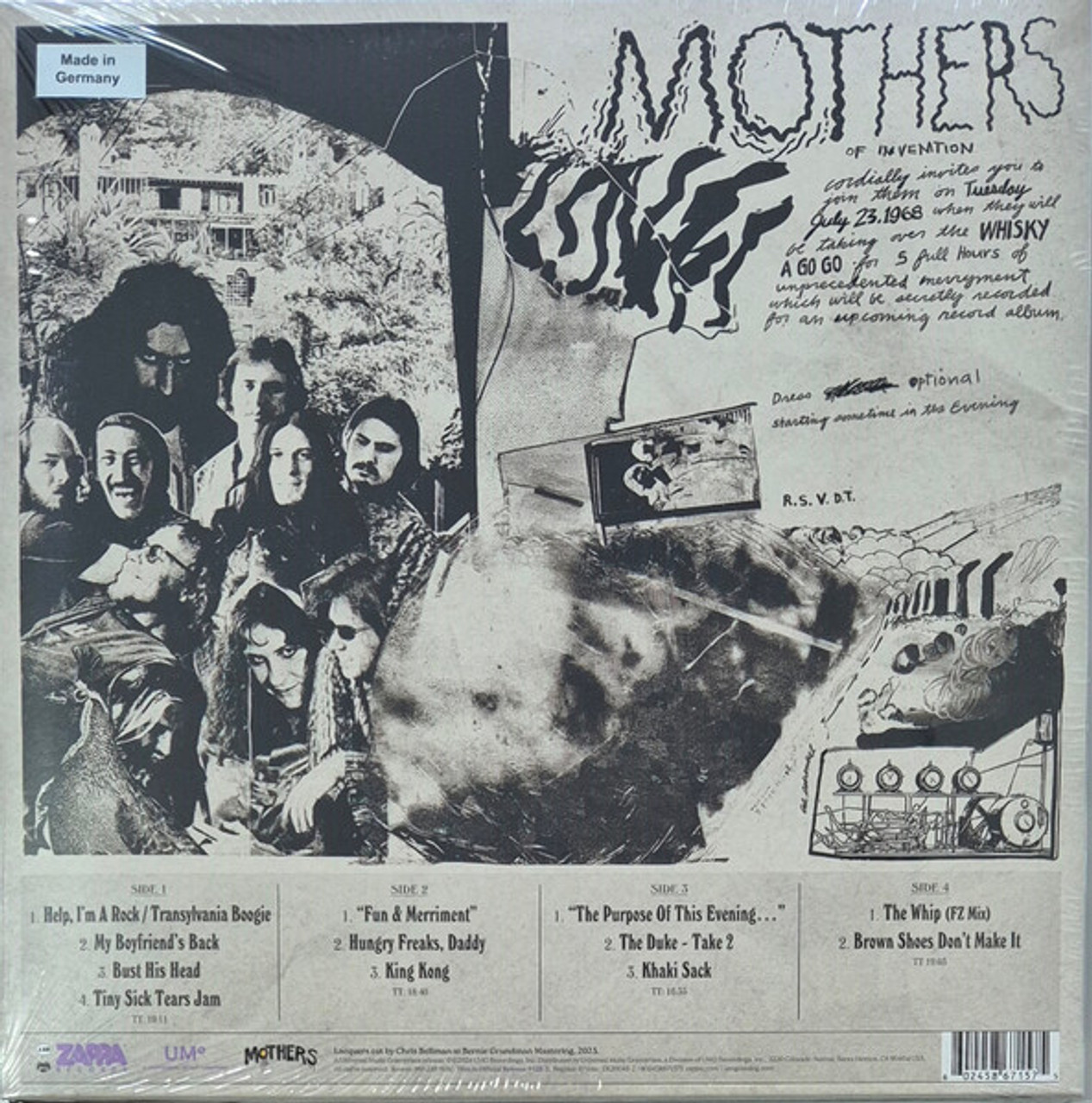 Whisky A Go Go 1968: Highlights - Zappa, Frank & Mothers