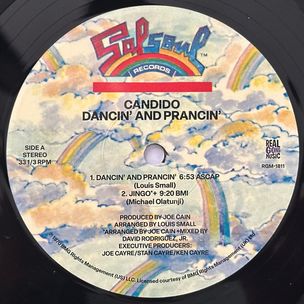 Candido Dancin' & Prancin LP レコード Candido – Dancin' And