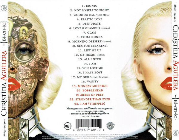 Bionic - Aguilera, Christina (#886977149122) - Omega Music