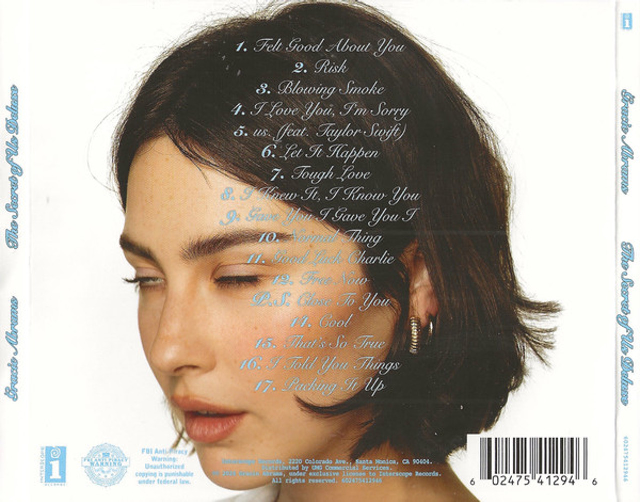 The Secret Of Us - Abrams, Gracie (#602475412946) - Omega Music