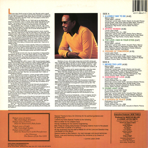 USED* Dreams Of Tomorrow - Liston Smith, Lonnie (#419924753891