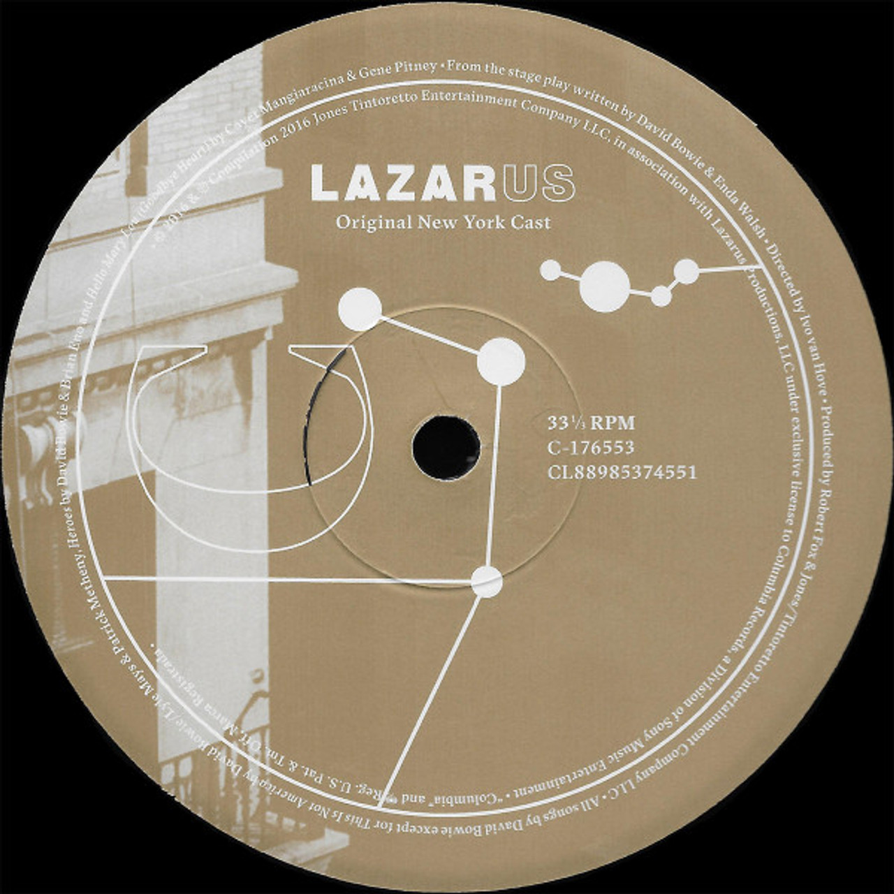 USED* Lazarus - Original New York Cast Of Lazarus