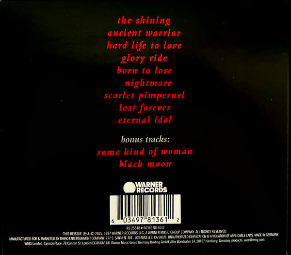 The Eternal Idol - Black Sabbath (#603497813612) - Omega Music