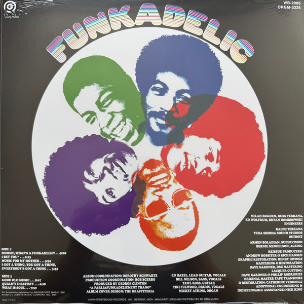 Funkadelic LP レコード US ORIGINAL Funkadelic - Funkadelic (#711574967315) - Omega Music