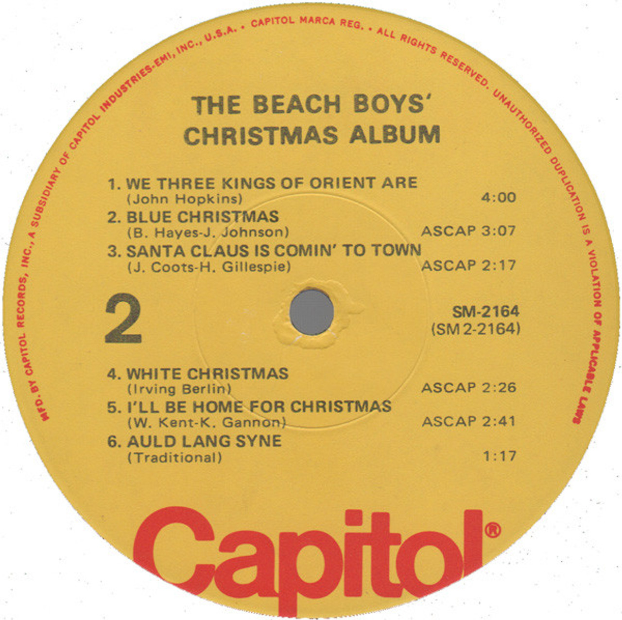 USED* The Beach Boys' Christmas Album - Beach Boys, The