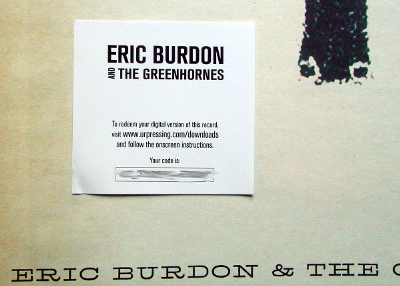 USED* Eric Burdon & The Greenhornes - Eric Burdon & The