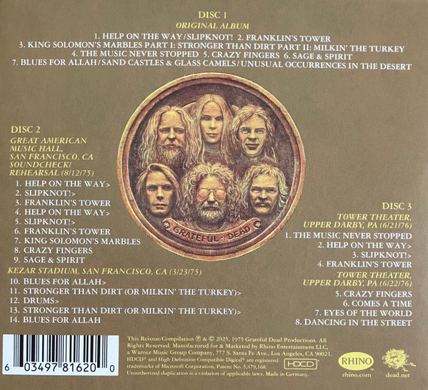 Blues For Allah - Grateful Dead (#603497816200) - Omega Music