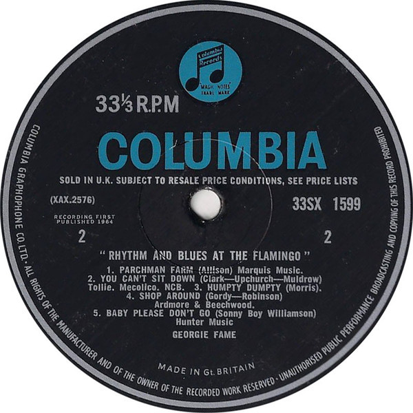 60s・mods【ie Fame・Rhythm And Blues.. USED* Rhythm And Blues At The Flamingo - Fame, Georgie