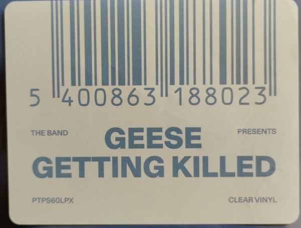 Getting Killed - Geese (#5400863188023) - Omega Music