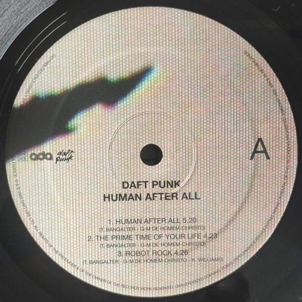 Human After All - Daft Punk (#450752570434) - Omega Music