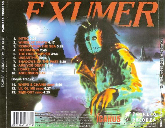 USED* Rising From The Sea - Exumer (#8798324167739) - Omega Music