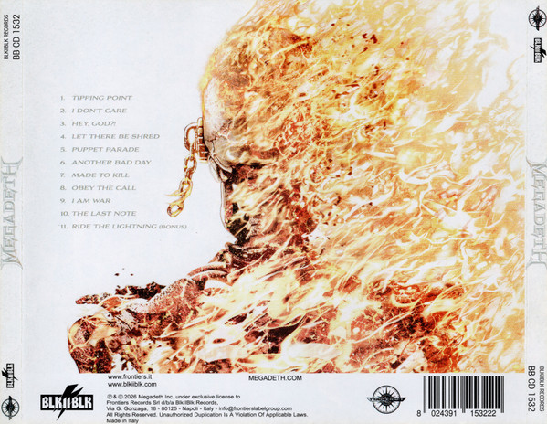 Megadeth - Megadeth (#8024391153222) - Omega Music